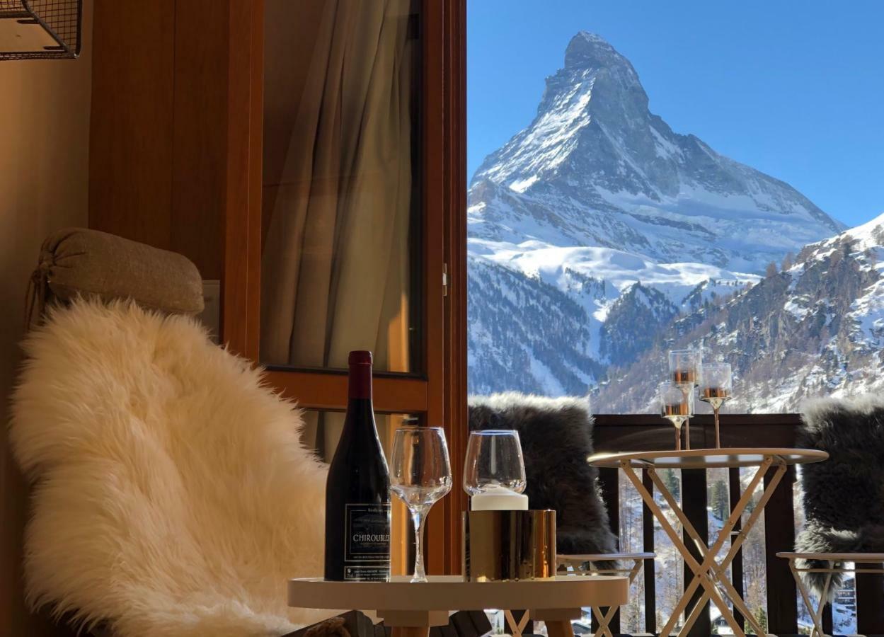 Apartment With Beautiful Views In ツェルマット エクステリア 写真